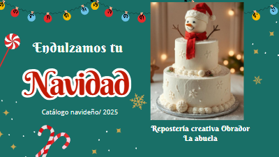 Presentación Catálogo de navidad Ilustrado Navideño Verde Rojo_20251209_174944_0000