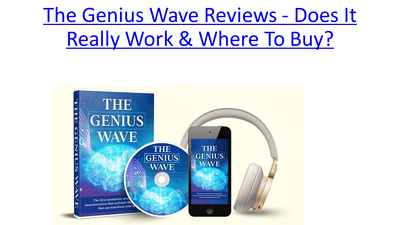 The Genius Wave Reviews - Does It Really Work & Where To Buy?.odp