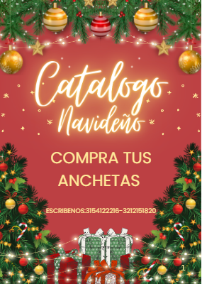 Red and White Modern Christmas Party Invitation (1)